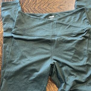 Green leggings good condition size medium